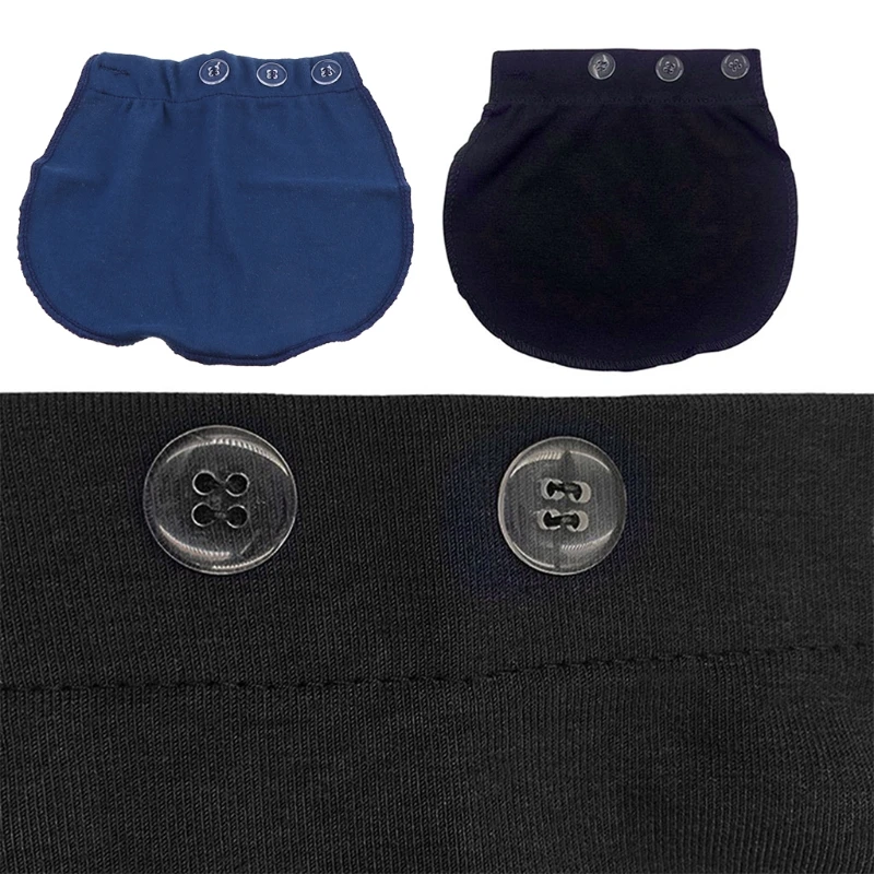 Maternity waistband Maternity Pregnancy Waistband Belt Soft Adjustable Elastic Pants Lengthening Waist Extenders Button Mother Loose Pants Belt