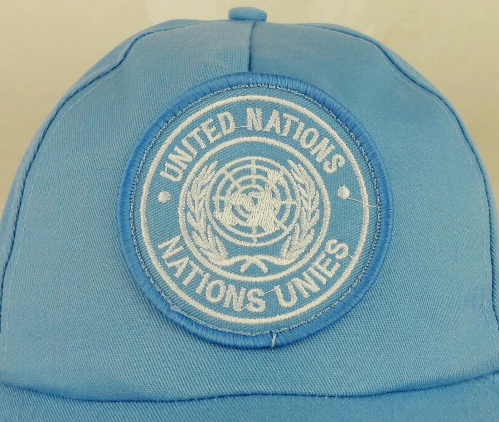 Un Blue Cap United Nations Peacekeeping 