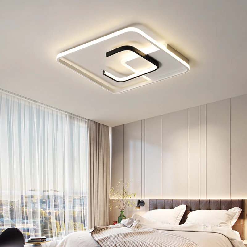 

Modern LED Ceiling Lights for Living room Bedroom Creative simple square ceiling lamp for home surface mounte lighting fixture