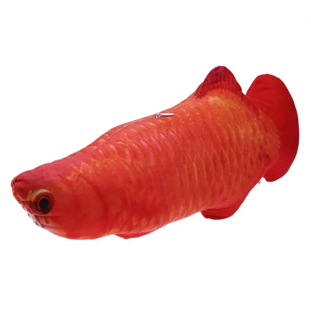 Fish Simulation Cat Toys Stuffed Fish with Catnip Pet Interactive Funny Playing Cat Kitten Rattle Scratch Catch Training Toys