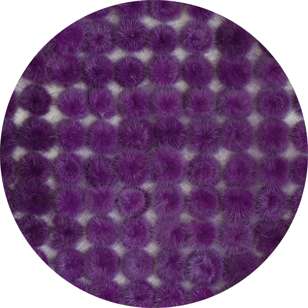 No10 Purple Lavida F34 100 шт натуральный мех норки с помпонами цветок/Ювелирные изделия/Кольцо Серьги Ожерелье Изготовление/diy Аксессуары - Цвет: No10 Purple