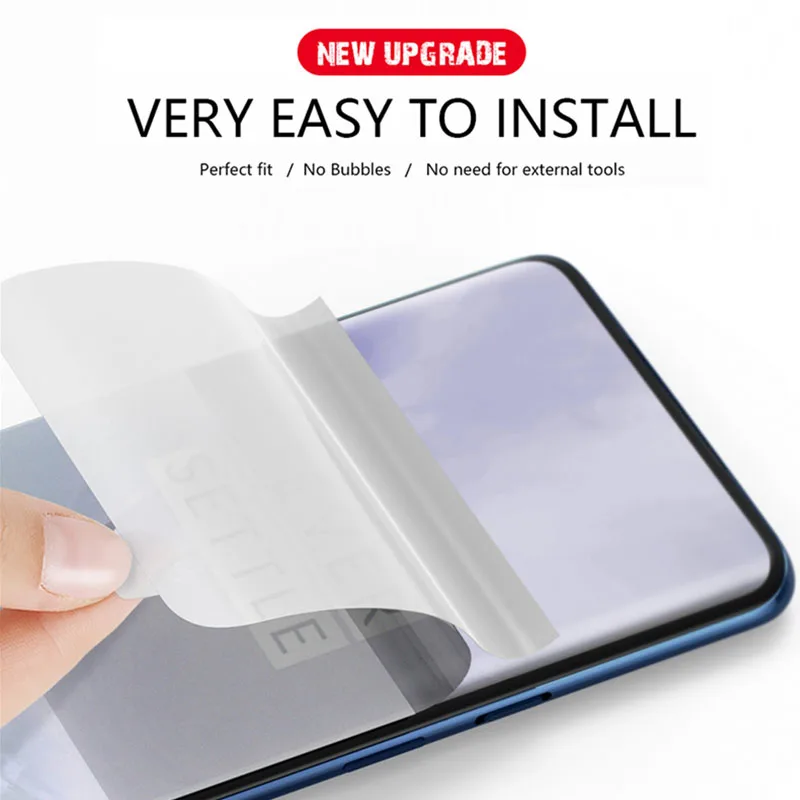 30D изогнутая мягкая Гидрогелевая пленка для Oneplus 7 Pro Защита экрана 6 6T 7T полное