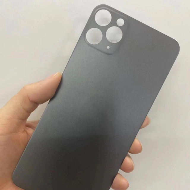 Матовая задняя крышка с объективом камеры мягкая пленка для iPhone11 Pro XS Max задняя мягкая защитная пленка наклейка - Цвет: 1 Black
