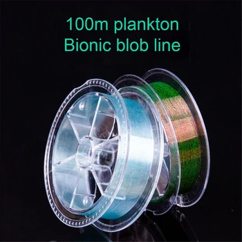 

100M Speckle Carp Fishing Line Nylon Mainline Tippet Fluorocarbon Camouflage Super Invisible Spot Monofilament Line for Fishing