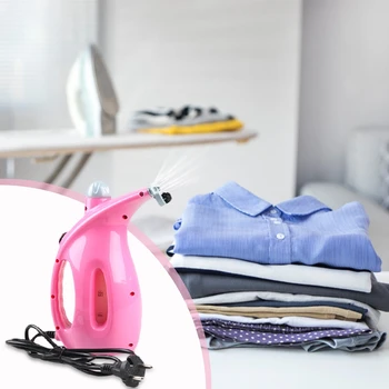 

Handheld Steamer 1500W Powerful Garment Steamer Portable 15 Seconds Fast-Heat Steam Iron Ironing Machine for Home Travel(EU Plug