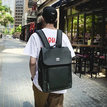 

Fashion backpack pu nylon water-repellent travel backpack high school college student bag computer bag can be portable