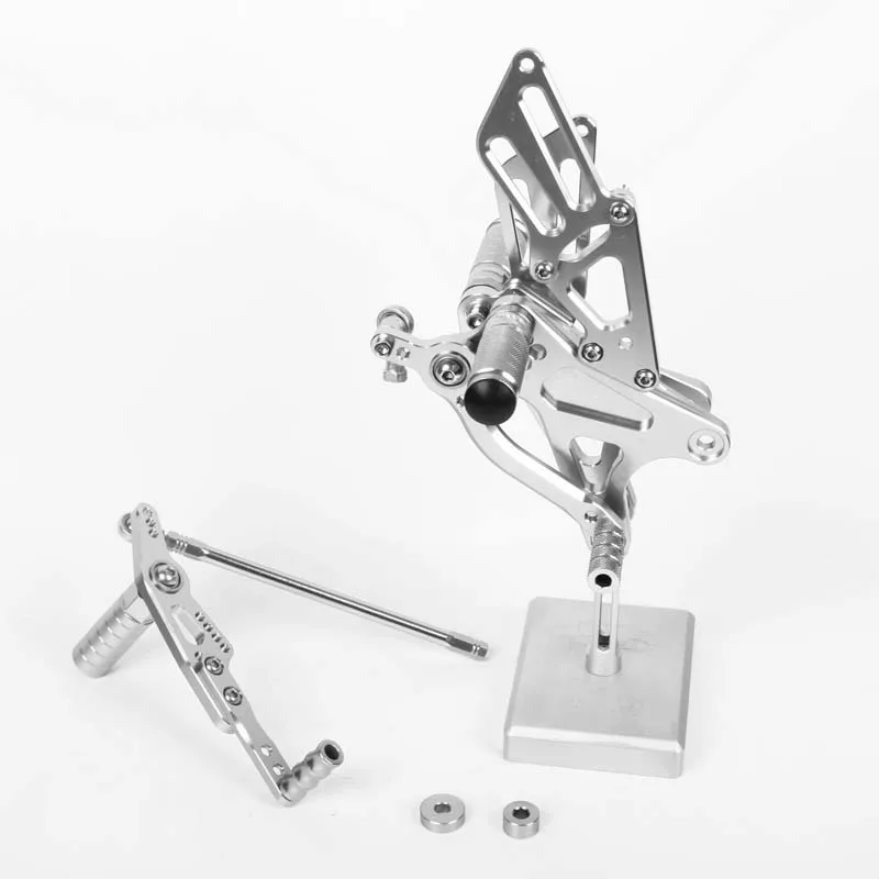 Для Yamaha YZF R1 2009 2010 2011 2012 2013 ЧПУ Rearsets подножки подножек задний тормоз переключения регулировки в комплекте; Серебристые черный, красный