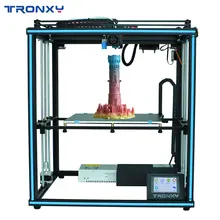 Tela de toque aquecida de alta velocidade da cama da impressora 3d da pré-montagem da máquina 3d da impressora 3d do tamanho do auto-nível 24v da impressora 3d de tronxy x5sa