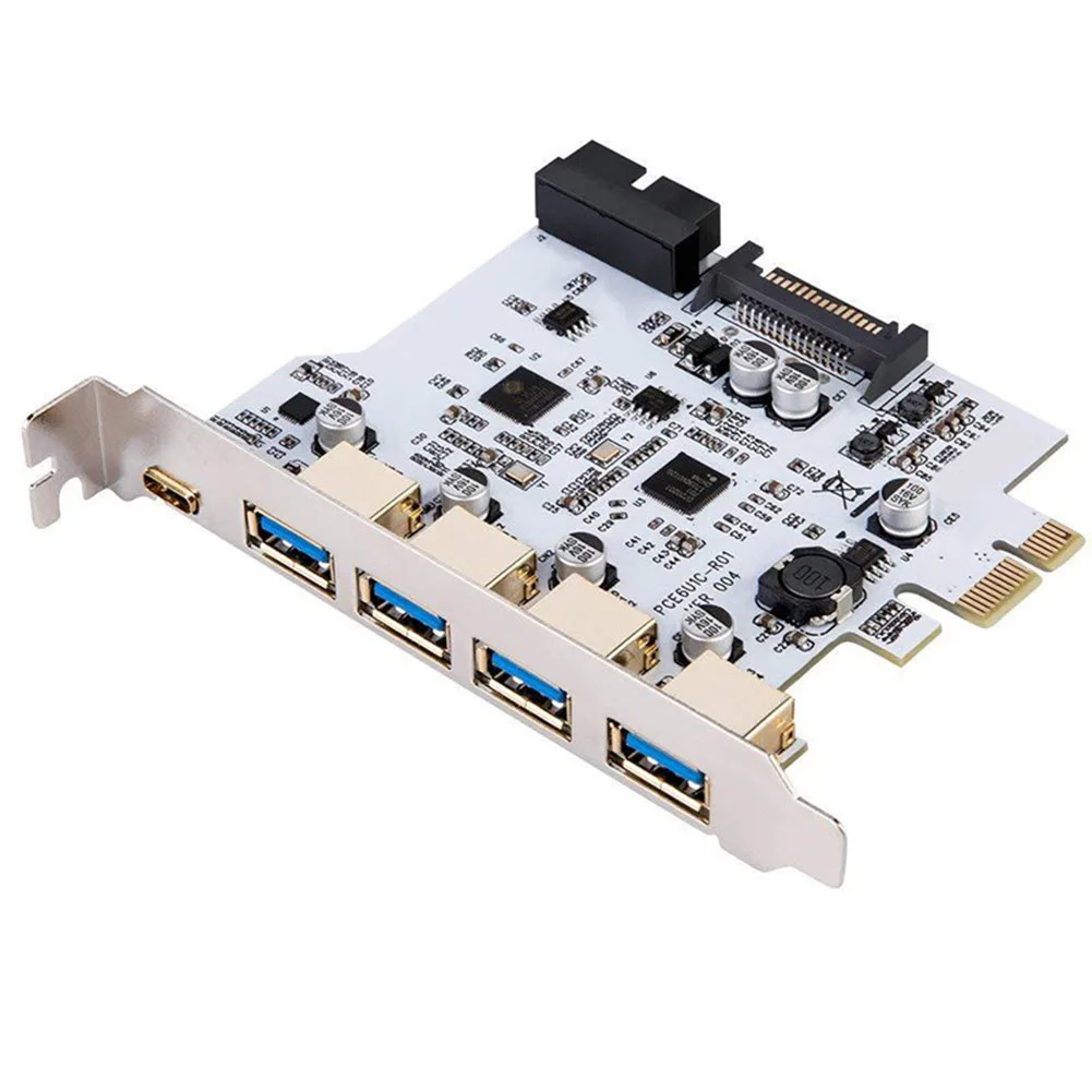 4-портовый USB 3,0 Тип-C 19PIN карты расширения Dual Core Позолоченный разъем GDeals