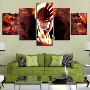

Modern Canvas Painting HD Prints Home Decoration 5 Pieces Wall Art Death God Modular Living Room Picture Creative Artwork Poster