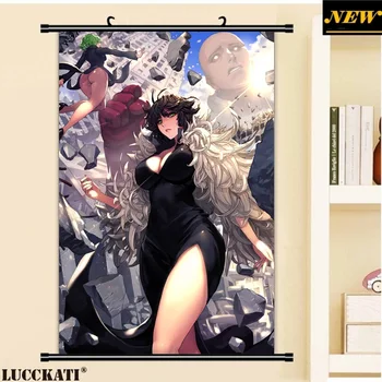 

One Punch Man Opm Wanpanman Tornado Fubuki Genos Saitama sexy loli cameltoe cartoon anime wall scroll canvas painting poster