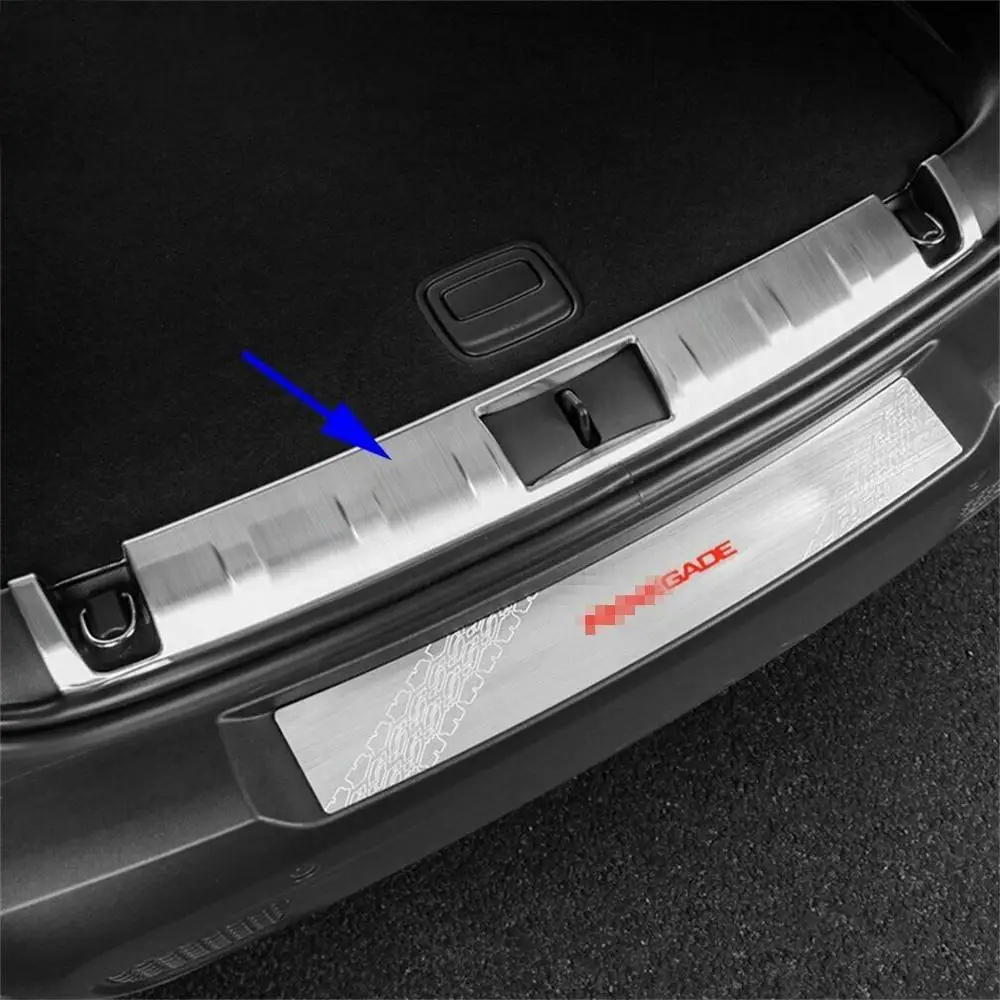 Подходит для Jeep Renegade 15- задняя дверь внутри подстилка в багажник защитное покрытие для бампера
