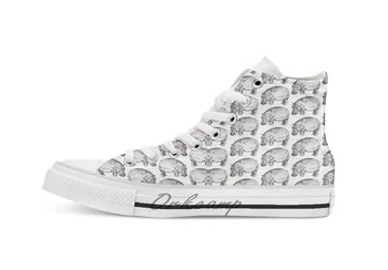 

Hippo breathable Casual High Top lace-up Canvas shoes sneakers Drop shipping
