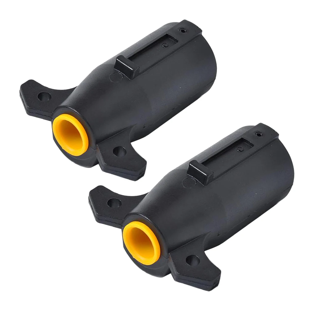7 Way Light Round Plug Car Truck Caravan Socket Blade Converter Replacement