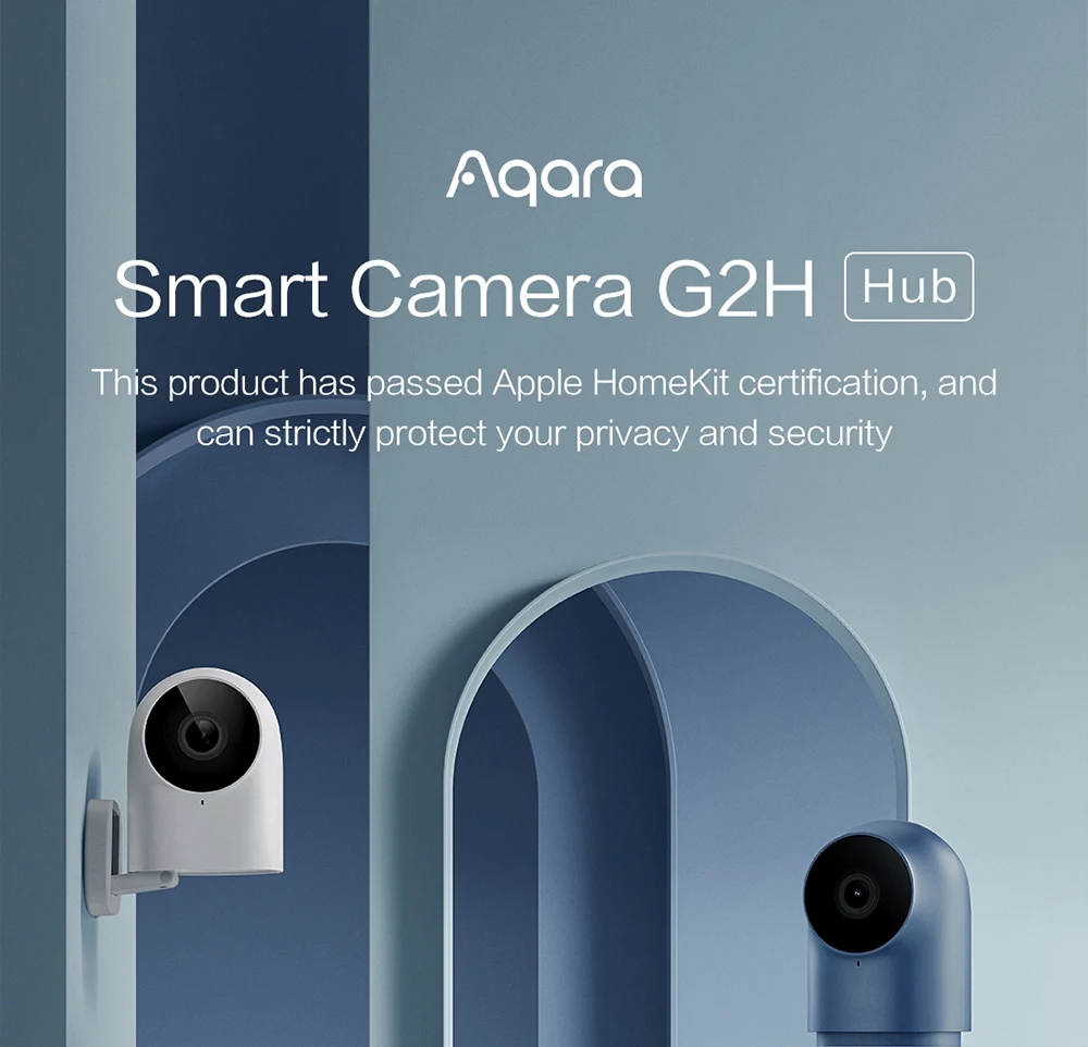 Aqara G2H Smart Camera 1080P Gateway Edition Zigbee Linkage Smart Devices IP Wifi Wireless Cloud Home Security - White Chinese Plug (2-pin)