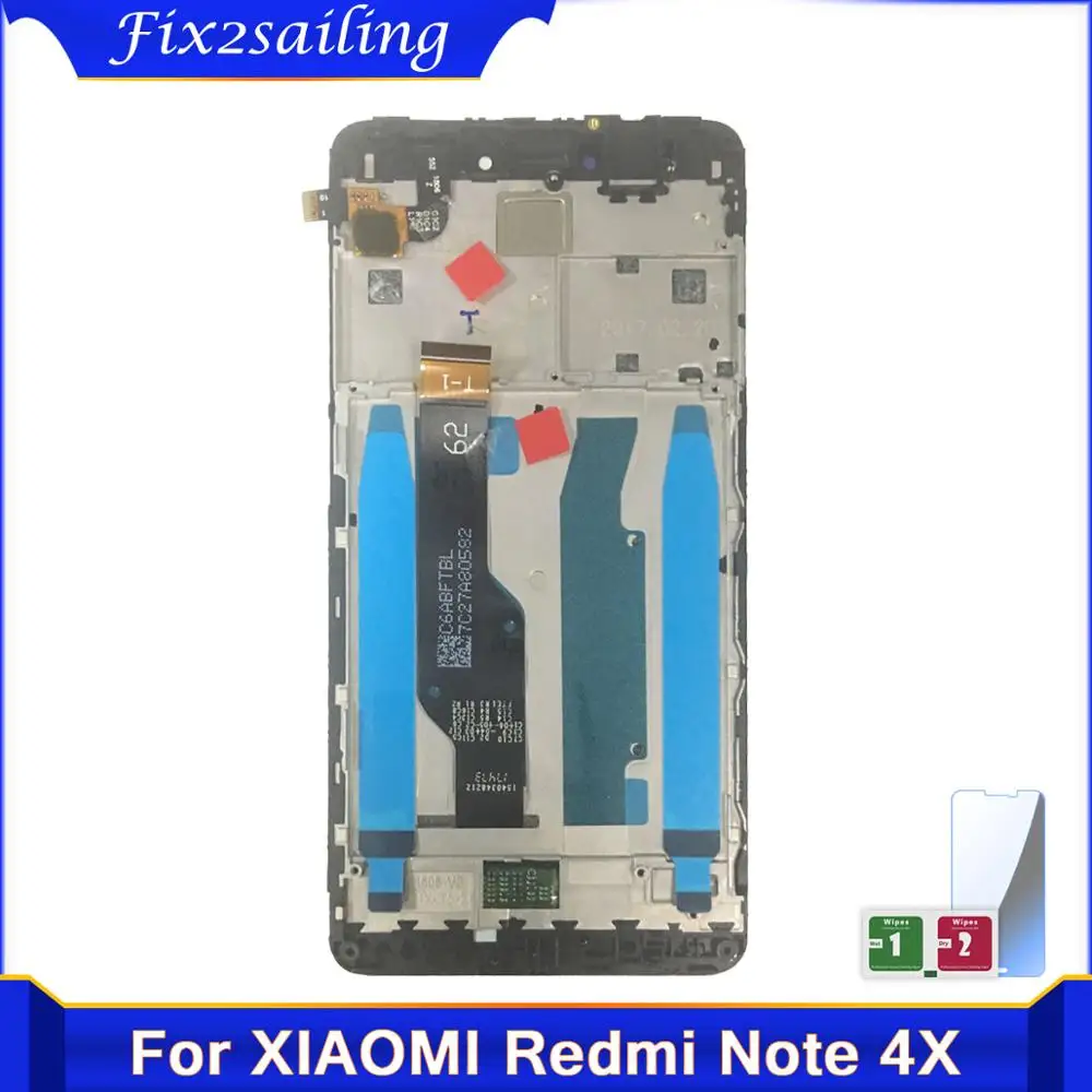 ЖК дисплей для Xiaomi Redmi Note 4X с сенсорным экраном и дигитайзером в сборе рамкой