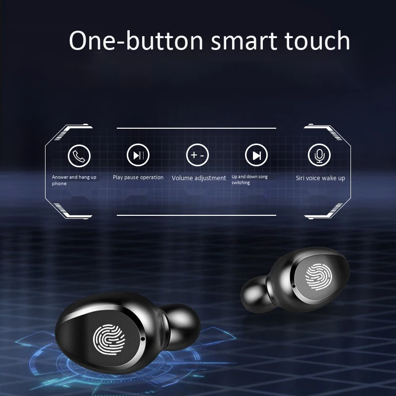 Bluetooth 5,0 наушники 8D стерео мини TWS беспроводные наушники спортивные водонепроницаемые наушники гарнитура