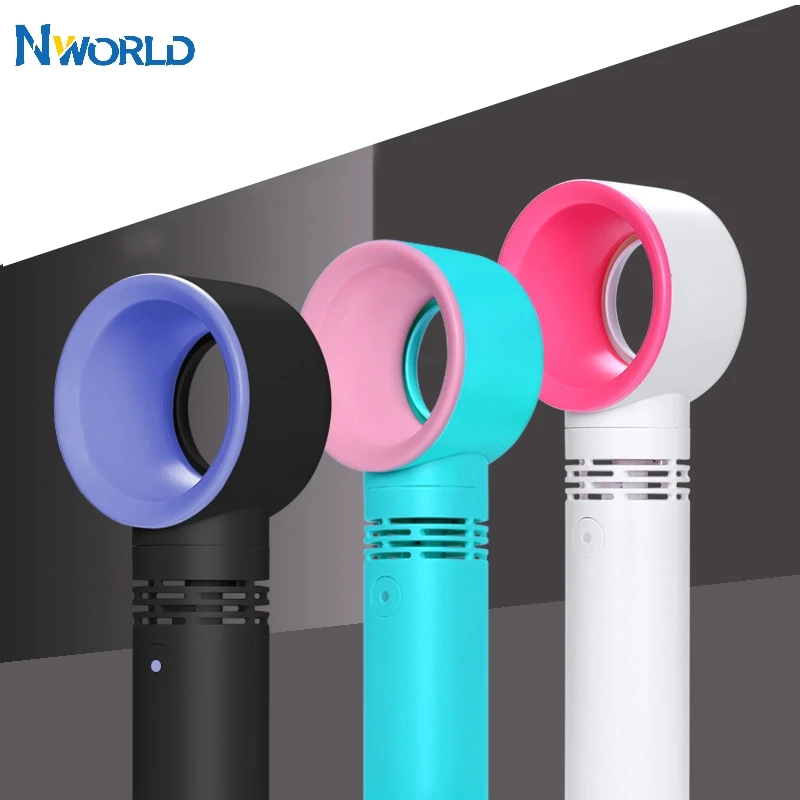 

USB Rechargeable Bladeless No Leaf Fan Handheld Mini Cooler Fan Electronic Gadgets Smart Gadgets USB Gadget Fan Desktop For Home