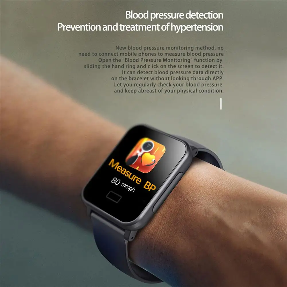 Модные часы Smart Watch Bluetooth умные часы фитнес-трекер сердечного ритма монитор ЭКГ сообщения пуш-ап для мобильного сотового телефона