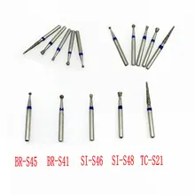 50 шт. скайс боры FG короткий для ребенка Fit наконечник для высокоскоростной бормашины 1,6 мм