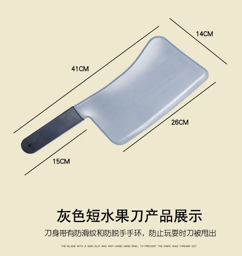 Ball Performance Props Weapons Equipment Plastic Toy Knife Props Fruit Knife Long Knife Game Props COS