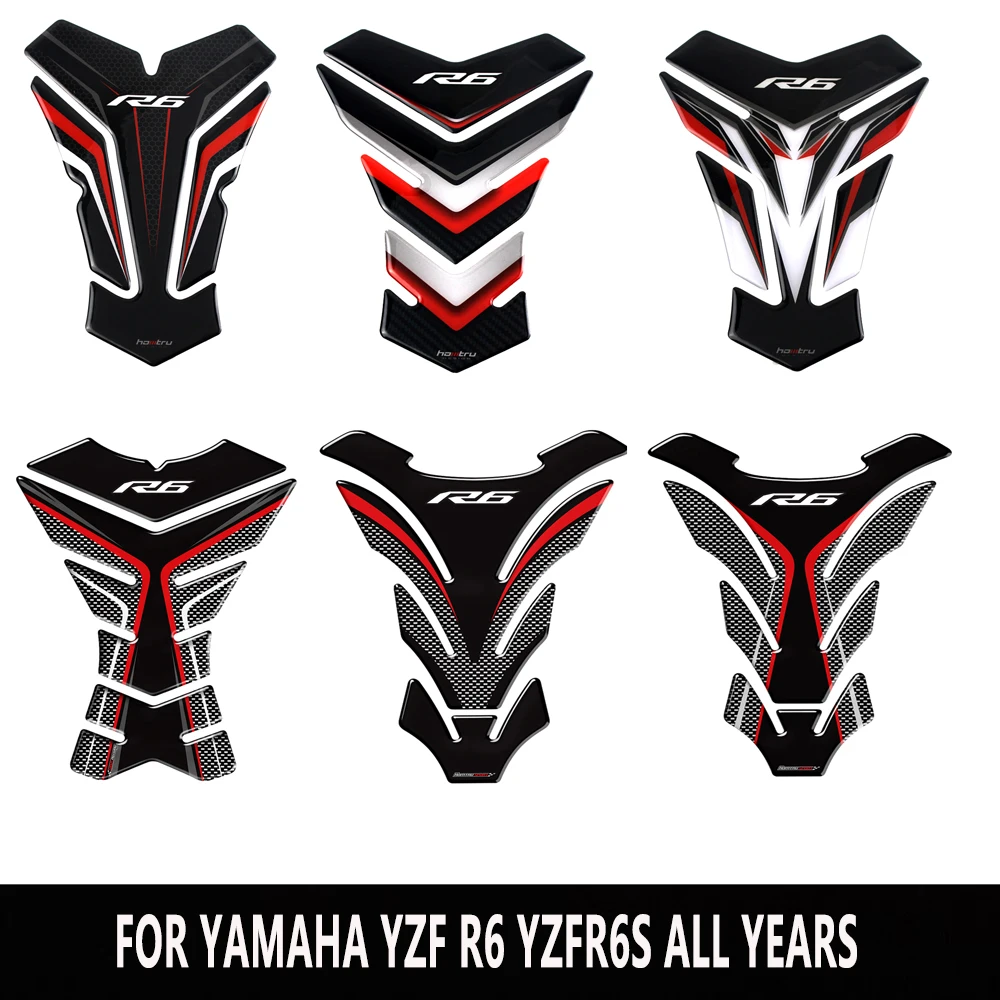 

Для YAMAHA FZR6 YZFR6S все годы наклейка на бак мотоцикла 3D углеродное волокно внешний вид топливный бак Pad защита наклейка оболочка