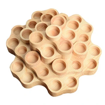 

Essential Oil Packaging Wooden Box Honeycomb Essential Oil Display Wooden Box Essential Oil Bottle Storage Wooden Box