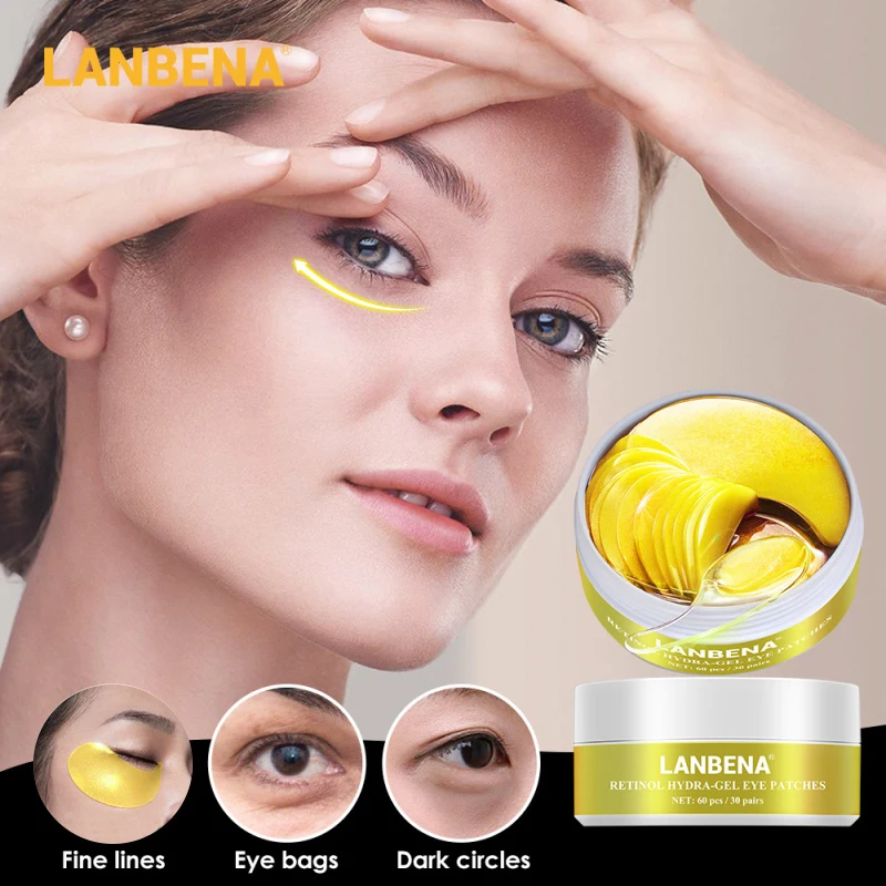 LANBENA Eye Mask Collagen Eye Patch Skin Care Hyaluronic Acid Gel