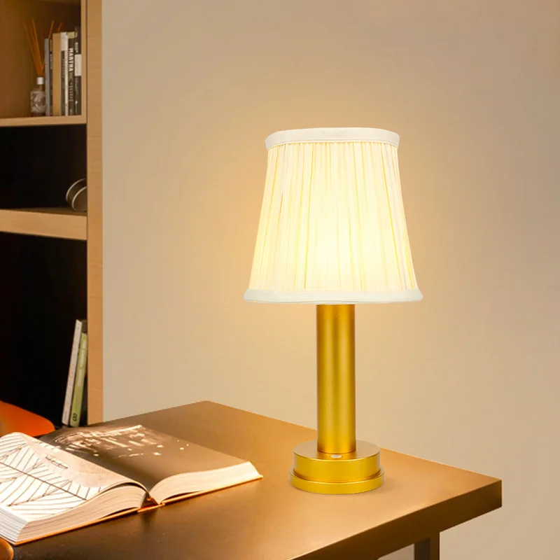 

Rechargeable table lamp led charging lampbattery fabric loperated bar table lamp