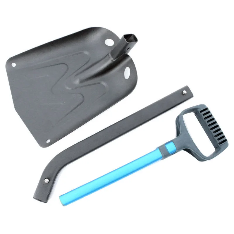 Car Multi-Function Snow Shovel Long Handle Folding Outdoor Survival Camping Tool Snow Shovel