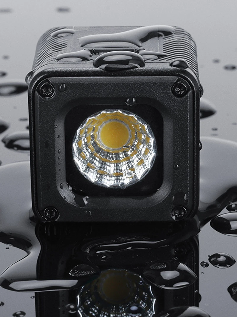 Ulanzi L1 Pro светодиодный светильник для видеосъемки, водонепроницаемый, с регулируемой яркостью, универсальный портативный фотографический