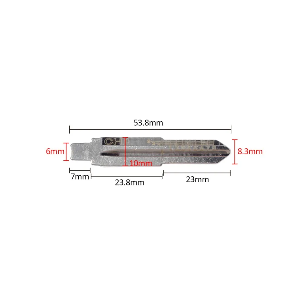 Гравированная линия Пустая шкала Uncut KD Key Blade для Chevrolet Captiva/Epica Lishi 2 в 1 locksminth Tool шт. 40
