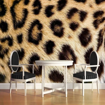 

Personalized Customization Leopard Print 3D Photo Mural Wallpaper Restaurant Clubs KTV Bar Modern Fashion Decor Papel De Parede