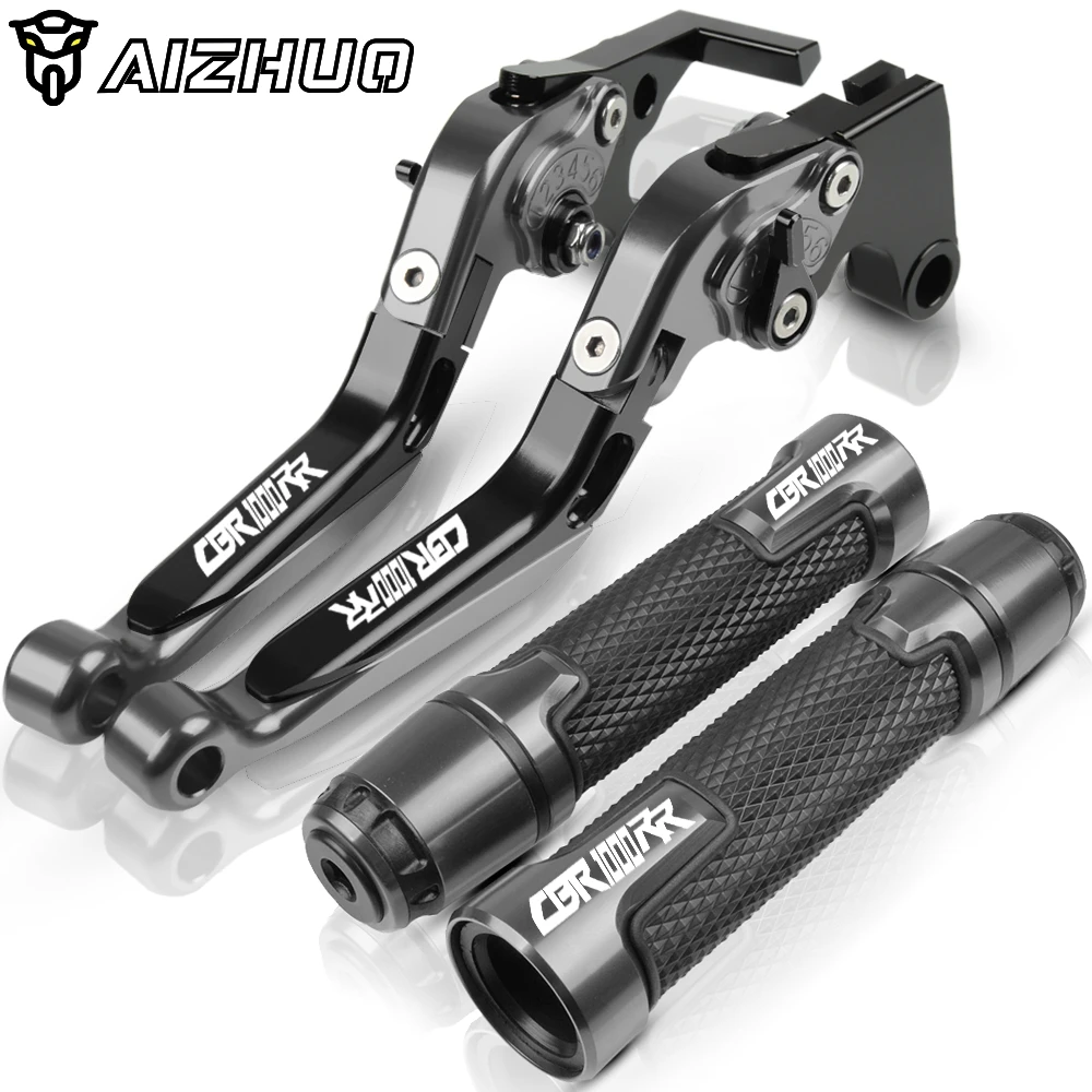 gray1 CNC алюминиевый тормозной рычаг сцепления для мотоцикла ручки для Honda CBR1000RR CBR 1000RR 1000 RR FIREBLADE SP 2004-2007 2005 2006 - Цвет: gray1
