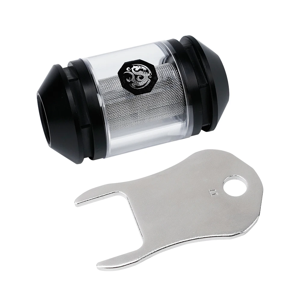 Bitspower-filtro de Refrigeração à Água Touchaqua g1 Filtro Universal Limpeza Dupla Material Acrílico Preto Ventiladores e resfriadores - Imagem 4