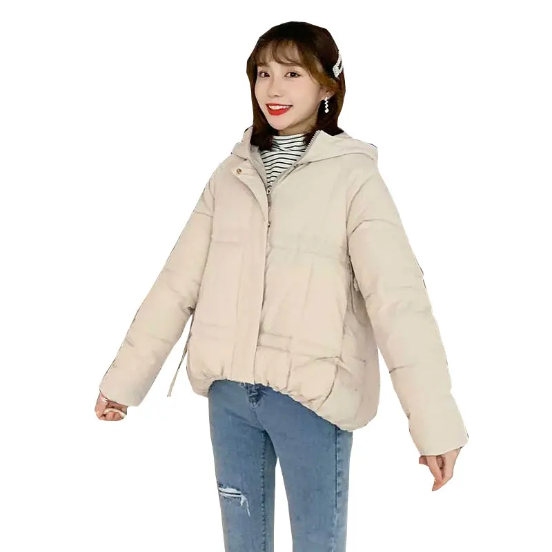 

bf short Hooded Winter Down Coat Jacket Thick Warm Casaco Feminino Abrigos Mujer Invierno Cotton padded Wadded Parkas 18