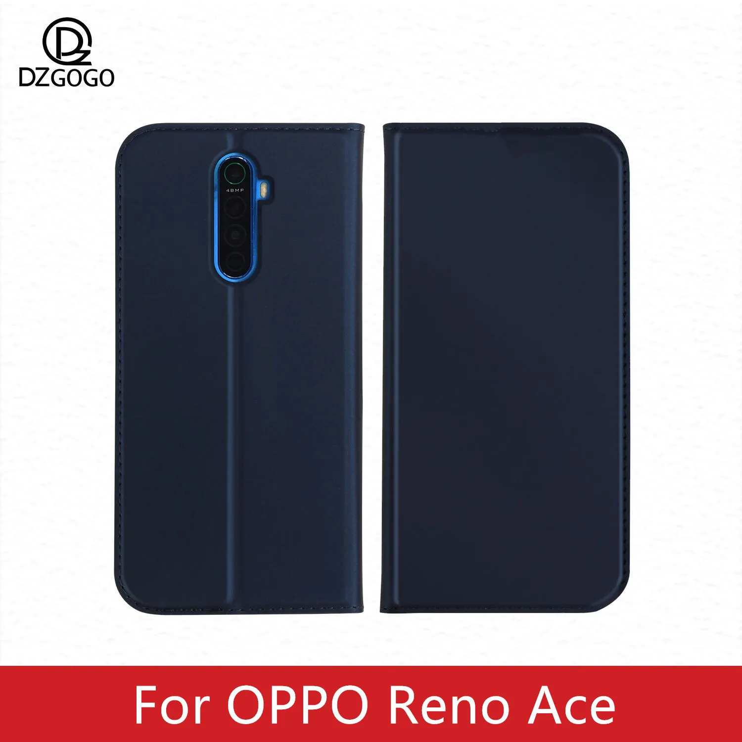 OPPO Reno Ace Case DZgogo iSkin Series Magnet Leather Flip Book Phone For Oppo PCLM10 Wallet Cover Coque Bag | Мобильные телефоны и