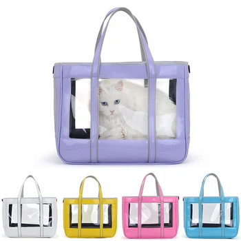 

Cat Carrier Portable Pet Backpack Messenger Dog Carrier Outgoing Puppy Kitten Travel Bag Soft Side Breathable Pet Carrier