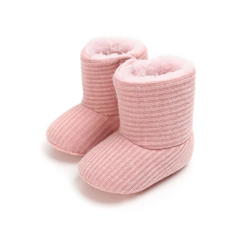 Зимние ботинки для новорожденных; обувь для маленьких девочек с кисточками; очень теплые меховые ботинки для малышей; нескользящие ботинки с мягкой подошвой