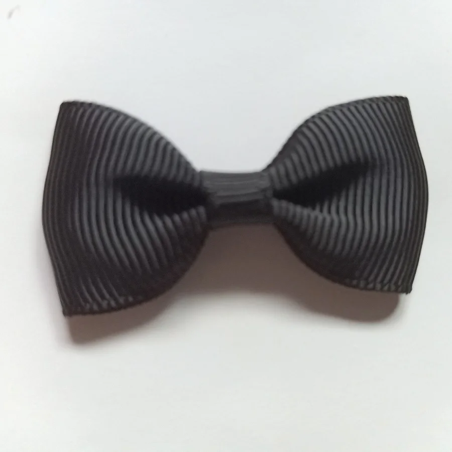 22 black bow 30 шт. ленты бант аксессуары для волос банты головные уборы одежда платье юбка Галстуки заколки повязки на голову заколки для волос - Цвет: 22 black bow