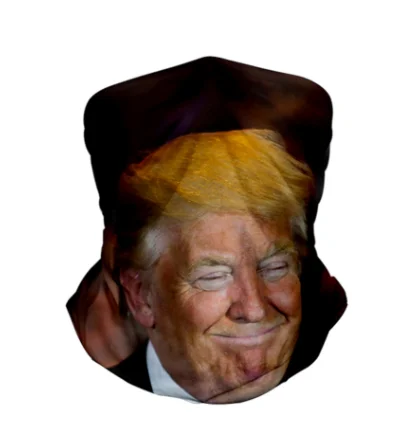 

3D Printing Leader Donald Trump Half Face Scarf Multifunctional Warm And Windproof Sand Mountain Rugby Mountain Bike Headscarf
