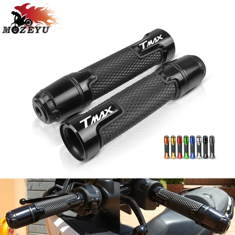 Для YAMAHA TMAX 530 7/8 ''22 мм CNC универсальные ручки для мотоцикла TMAX500 рукоятка и концы руля ручка TMAX 500 530DX SX