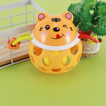

0-12 Months Baby Rattles toy Intelligence Grasping Gums Plastic Animal Music Hand Shake Toy Early Educational Gift for Newborns