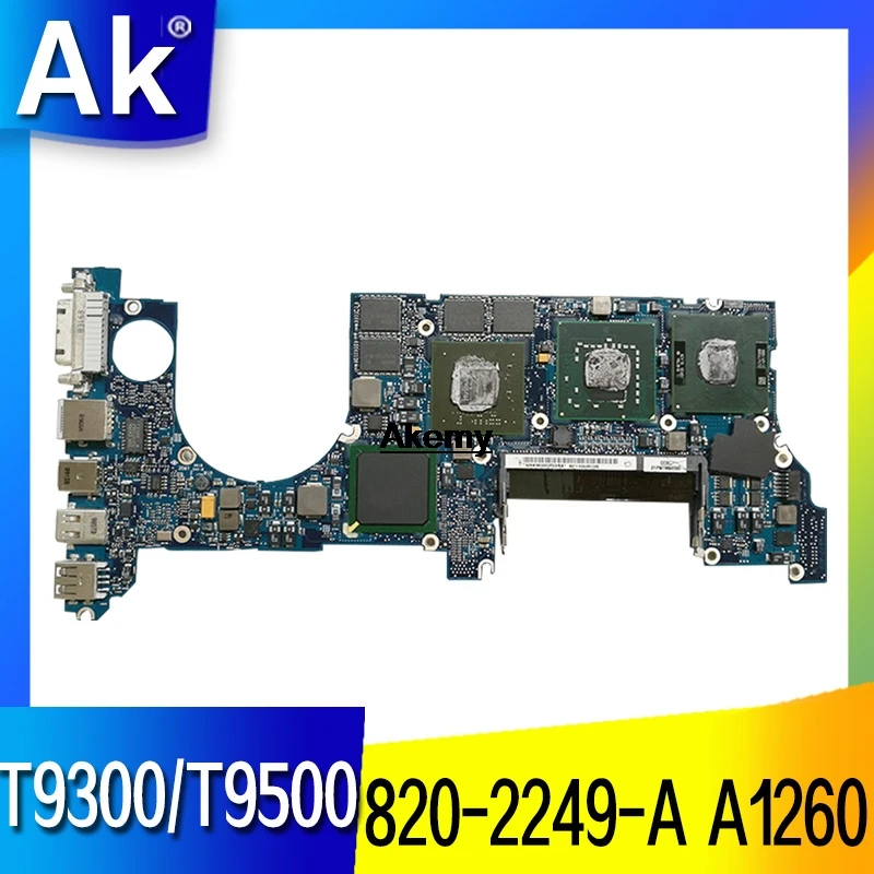 

820-2249-A Laptop motherboard for Apple MacBook Pro A1260 original mainboard T9300/T9500