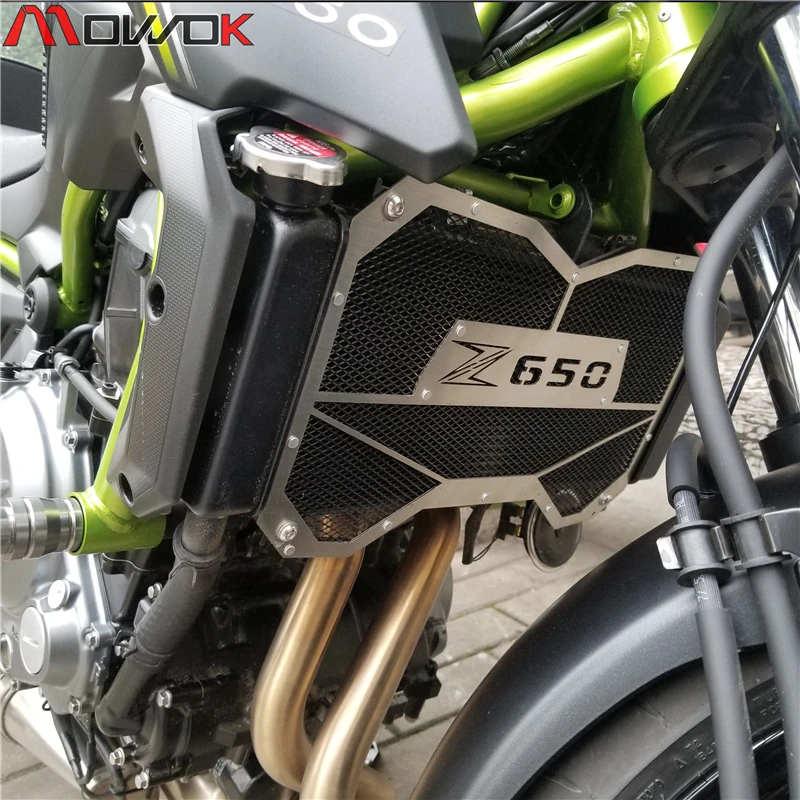 z650 radiator cover
