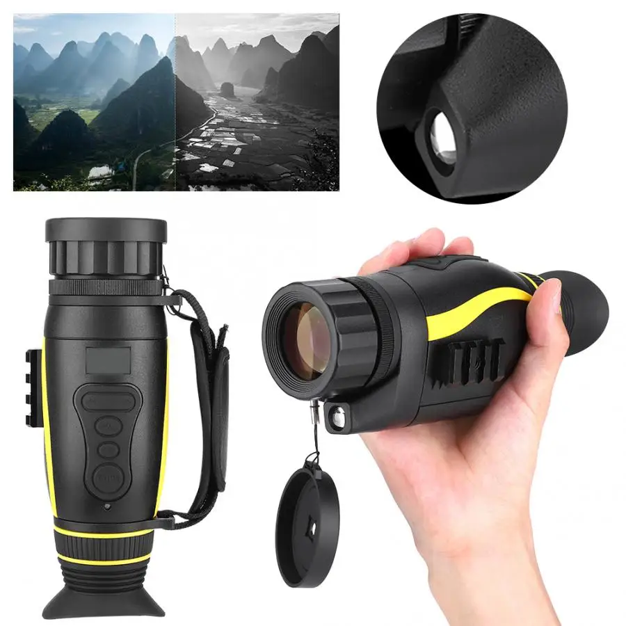 Digital Night Vision Camcorder NV-0435 Multifunction HD Digital Night Vision Video Recording Device US Plug 100-240V