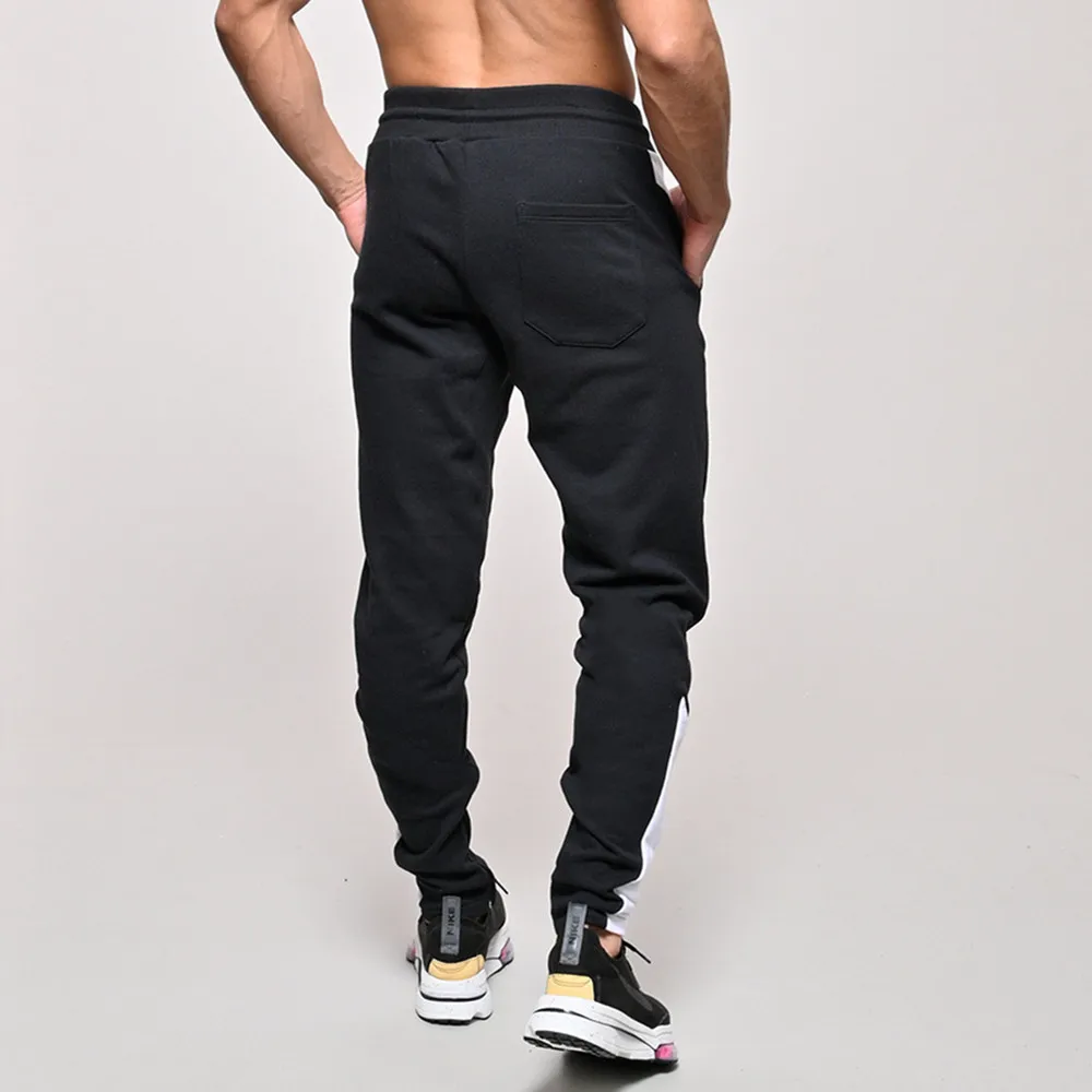 Autumn Joggers Sweatpants Men Casual Pants Gym Fitness Cotton Sportswear Slim Trousers Male Bodybuilding Training Trackpants cotton track pants