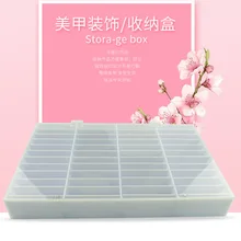 Цветной контейнер для хранения карточек для ногтей, палитры для маникюра, стойки для маникюра