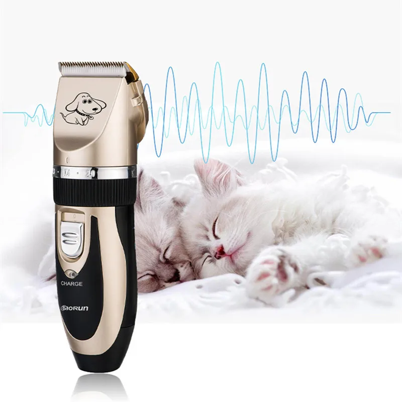 

US/EU Plug Rechargeable Pet Dog Cat Hair Trimmers Electrical Dog Clippers Cutter Dog Animal Haircut Machine Replace Blade Head