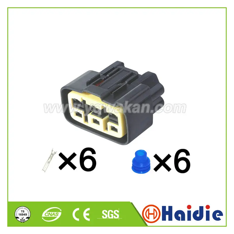 Бесплатная доставка 2 комплекта автомобильный 6 контактный электрический